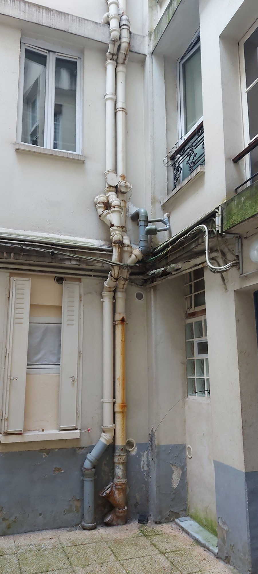 Remplacement colonnes fontes à Paris